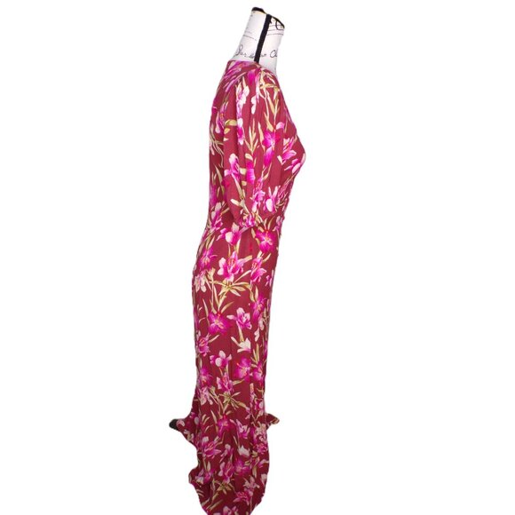 🆕FAHERTY Sorrento Maxi Dress Tropical Floral Small 4 - Picture 10 of 12